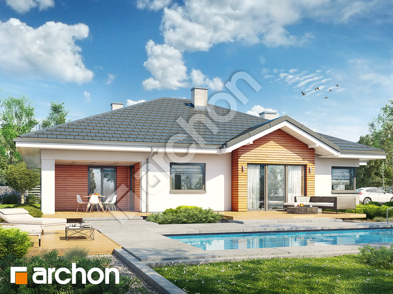 gotowy projekt Dom w jonagoldach 4 (G2) widok 2