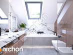 gotowy projekt Dom w przebiśniegach 16 (G2) Wizualizacja łazienki (wizualizacja 3 widok 3)