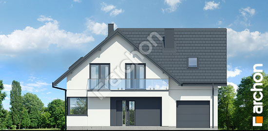 Elewacja frontowa projekt dom w sasankach 6 g f9b30b60afe72d54ba73c581314f4639  264