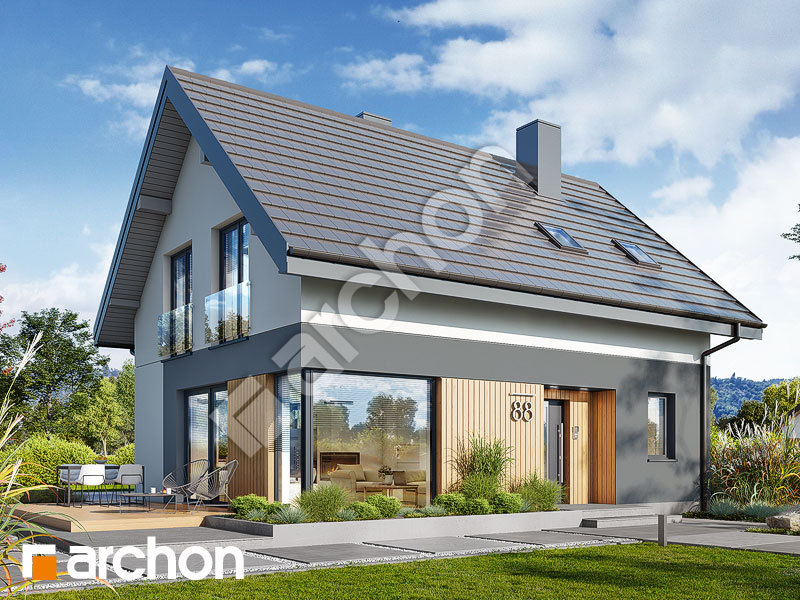 gotowy projekt Dom w kroplikach 2 
