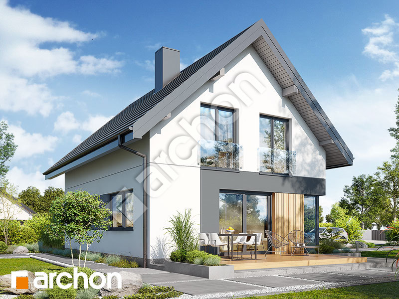 gotowy projekt Dom w kroplikach 2 widok 2