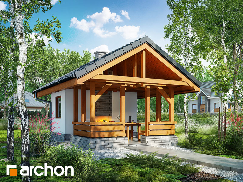 Projekty altan ogrodowych, altanek archon Ikea fliser