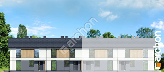 Elewacja frontowa projekt dom w everniach 4 r2ba df20f1765406648b6aac232a96894171  264