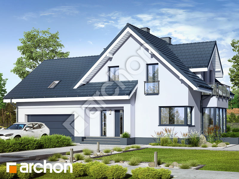 gotowy projekt Dom w tamaryszkach 2 (G2NA) widok 1