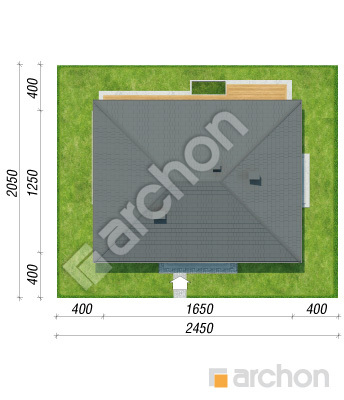 gotowy projekt Dom w litodorach 5 sytuacja