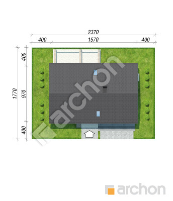 gotowy projekt Dom w goździkowcach (G2E) OZE sytuacja