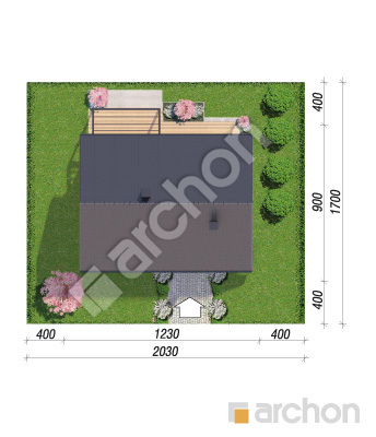 gotowy projekt Dom w batawii 2 (E) sytuacja