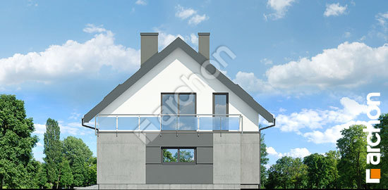 Elewacja boczna projekt dom w dipladeniach 2 27e3c369ab7627f7f9a0dd7662761b49  265