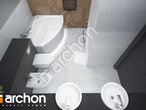 gotowy projekt Dom w dipladeniach 2 Wizualizacja łazienki (wizualizacja 3 widok 4)