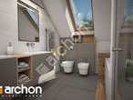 gotowy projekt Dom w czerwonokrzewach (G2) Wizualizacja łazienki (wizualizacja 3 widok 1)