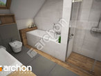 gotowy projekt Dom w czerwonokrzewach (G2) Wizualizacja łazienki (wizualizacja 3 widok 2)