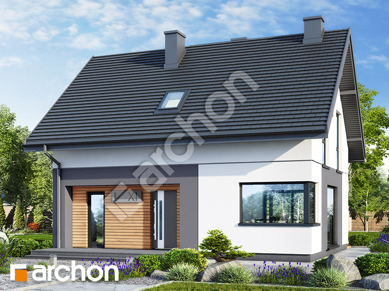 gotowy projekt Dom w zielistkach 26 OZE 