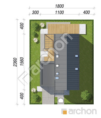 gotowy projekt Dom w ożankach (GE) OZE sytuacja