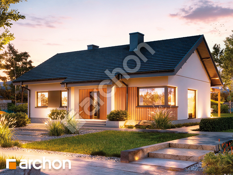 gotowy projekt Dom w leszczynowcach 6 