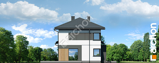 Elewacja boczna projekt willa maja gba 91d632b852255fa5f291f909cad61257  266