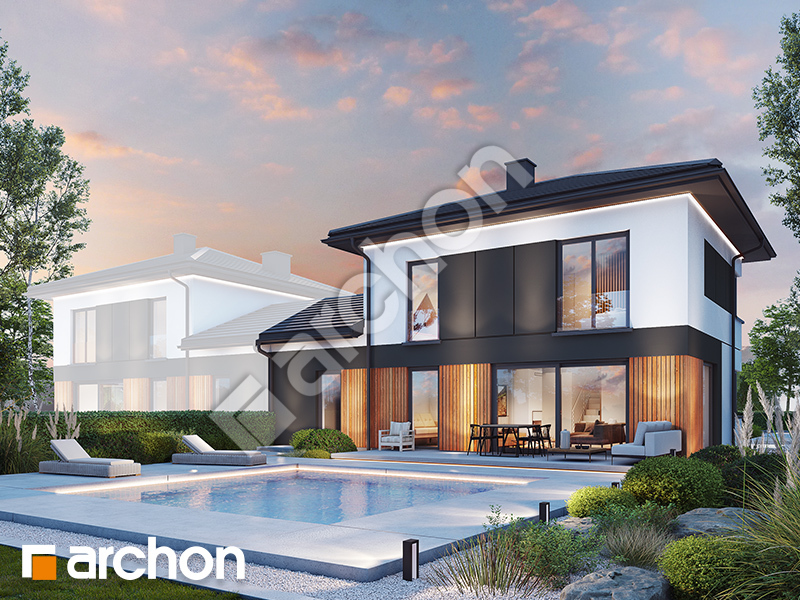 gotowy projekt Willa Maja (GBA) widok 2