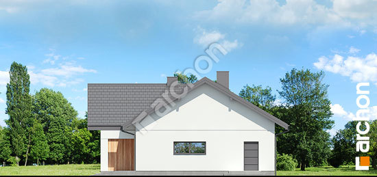 Elewacja boczna projekt dom w lilakach 11 g2 4067530360cf68742db210dabb3b6bb6  265