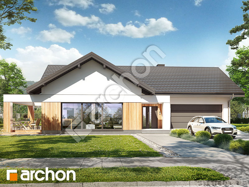 gotowy projekt Dom w lilakach 11 (G2) widok 1