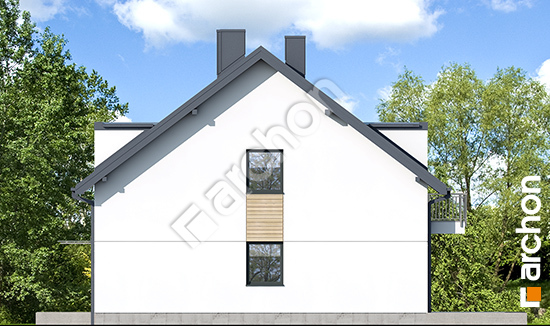 Elewacja boczna projekt dom w bratkach 23 r2b ver 2 f5fc0502573722538223fbb1e106b758  266