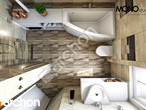 gotowy projekt Dom w lucernie Wizualizacja łazienki (wizualizacja 3 widok 4)