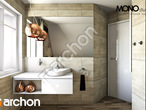 gotowy projekt Dom w lucernie Wizualizacja łazienki (wizualizacja 3 widok 1)