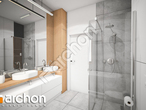 gotowy projekt Dom w marzankach Wizualizacja łazienki (wizualizacja 3 widok 3)