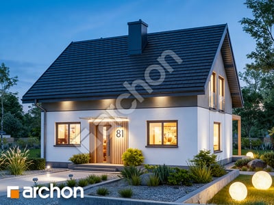 gotowy projekt Dom w zielistkach 23 