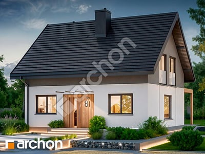 gotowy projekt Dom w zielistkach 23 