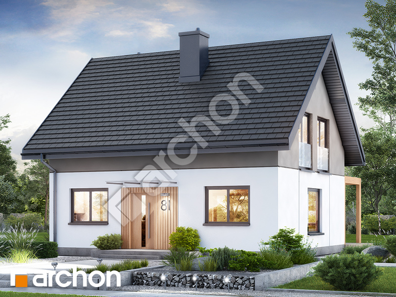 gotowy projekt Dom w zielistkach 23 