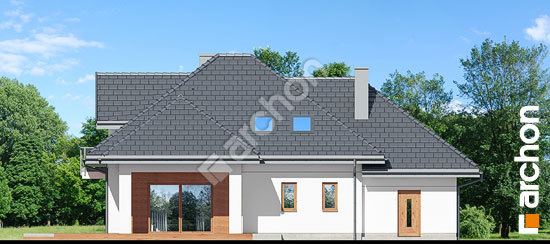 Elewacja ogrodowa projekt dom w topolach 79c09b036b578cfd41b943bbb362d641  267
