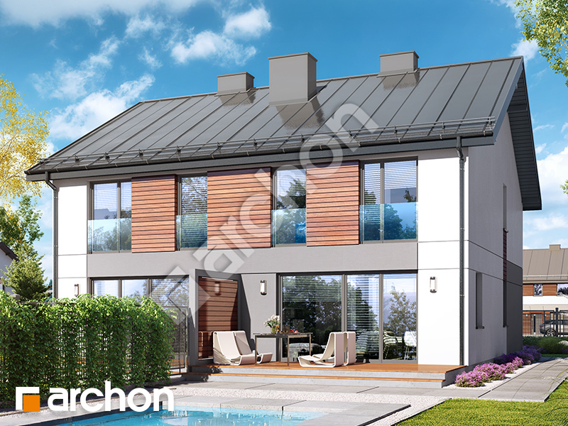 gotowy projekt Dom w riveach 3 (GR2) widok 2