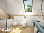gotowy projekt Dom w serduszkach Wizualizacja łazienki (wizualizacja 3 widok 3)