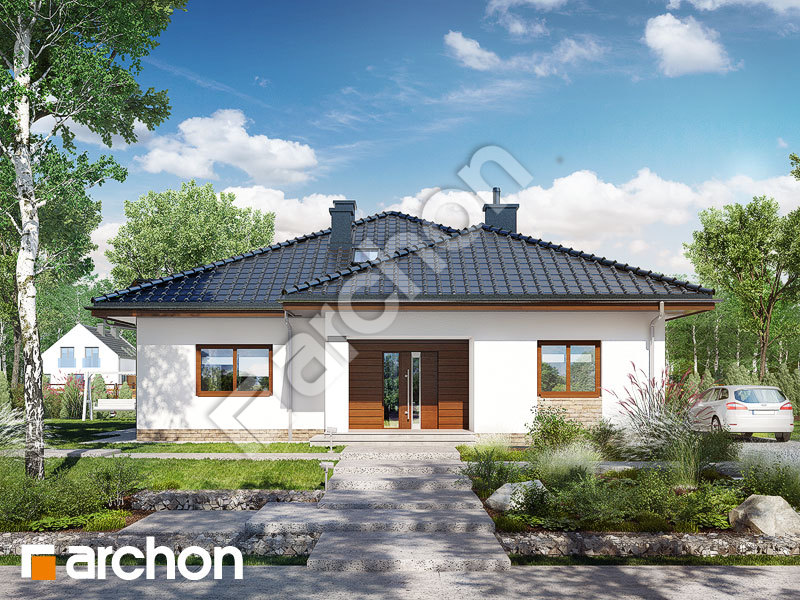 gotowy projekt Dom w jonagoldach 2 (T) widok 1