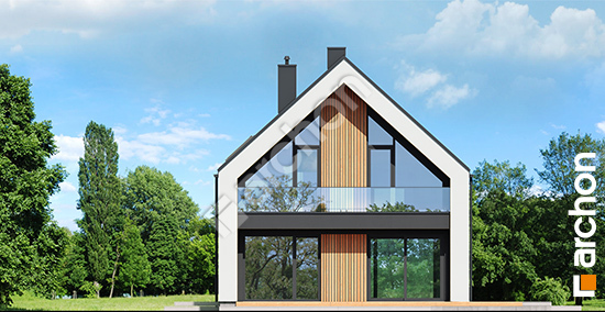 Elewacja ogrodowa projekt dom w jaskrzynach e 6de133eecf3bc95f5e3d2280332e3d55  267