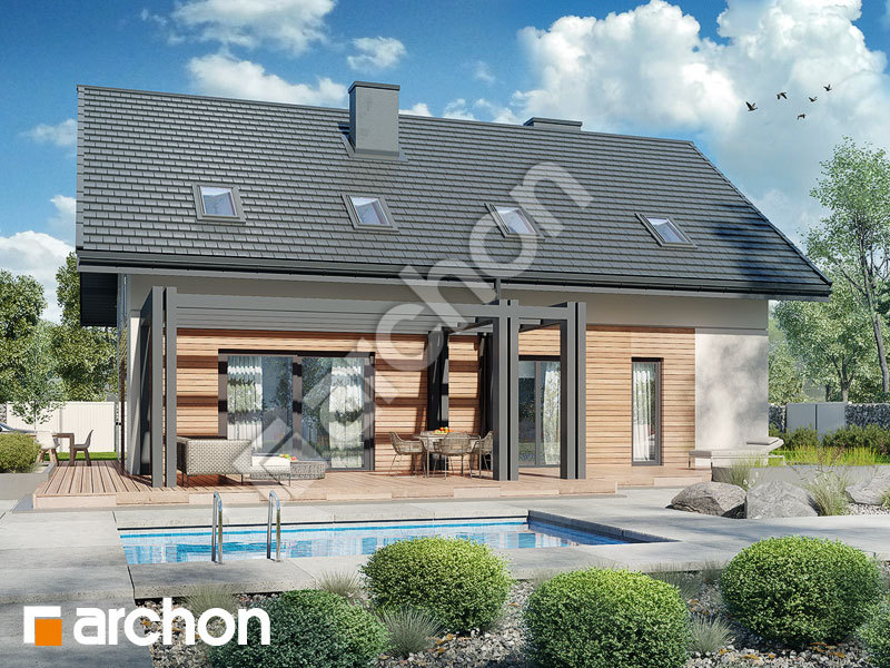 gotowy projekt Dom w stokezjach (G2) widok 2