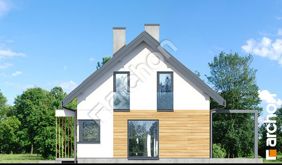 Elewacja boczna projekt dom w borowkach gn 118ef83fe464dd67750ebe7bcc9d4262  265