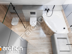 gotowy projekt Dom w borówkach (GN) Wizualizacja łazienki (wizualizacja 3 widok 4)