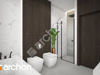 gotowy projekt Dom w renklodach 20 (E) OZE Wizualizacja łazienki (wizualizacja 3 widok 3)