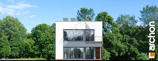 Elewacja ogrodowa projekt dom w topinamburach g2a 78600a22154346f059cc41c9b2c09a54  267