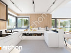gotowy projekt Dom w amorfach 2 (G2) Wizualizacja kuchni 1 widok 2