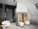 gotowy projekt Dom w amorfach 2 (G2) Wizualizacja łazienki (wizualizacja 3 widok 3)