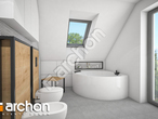 gotowy projekt Dom w amorfach 2 (G2) Wizualizacja łazienki (wizualizacja 3 widok 1)