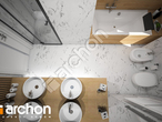 gotowy projekt Dom w kokoryczkach 2 (G2) Wizualizacja łazienki (wizualizacja 3 widok 4)