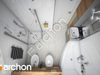 gotowy projekt Dom w żurawkach 4 (T) Wizualizacja łazienki (wizualizacja 3 widok 4)