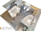gotowy projekt Dom w śliwach 2 (G2E) Wizualizacja łazienki (wizualizacja 3 widok 4)