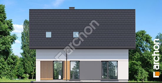 Elewacja frontowa projekt dom w adenium e oze 0f097f00bad6a64abf549601edcaaf83  264
