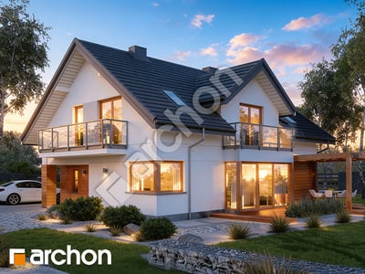 gotowy projekt Dom w hortensjach 2 