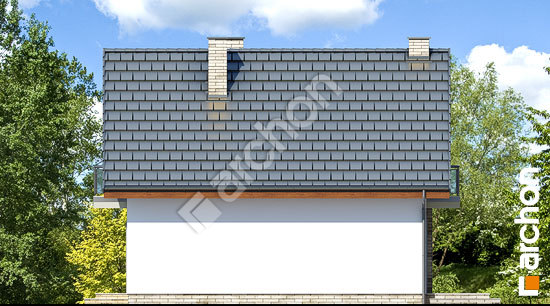 Elewacja boczna projekt dom w sasankach a 14345fc182ab6414e7fa570d388ff361  265
