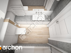 gotowy projekt Dom w sasankach (A) Wizualizacja łazienki (wizualizacja 3 widok 4)