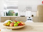 gotowy projekt Dom w jabłonkach (P) Wizualizacja kuchni 1 widok 4